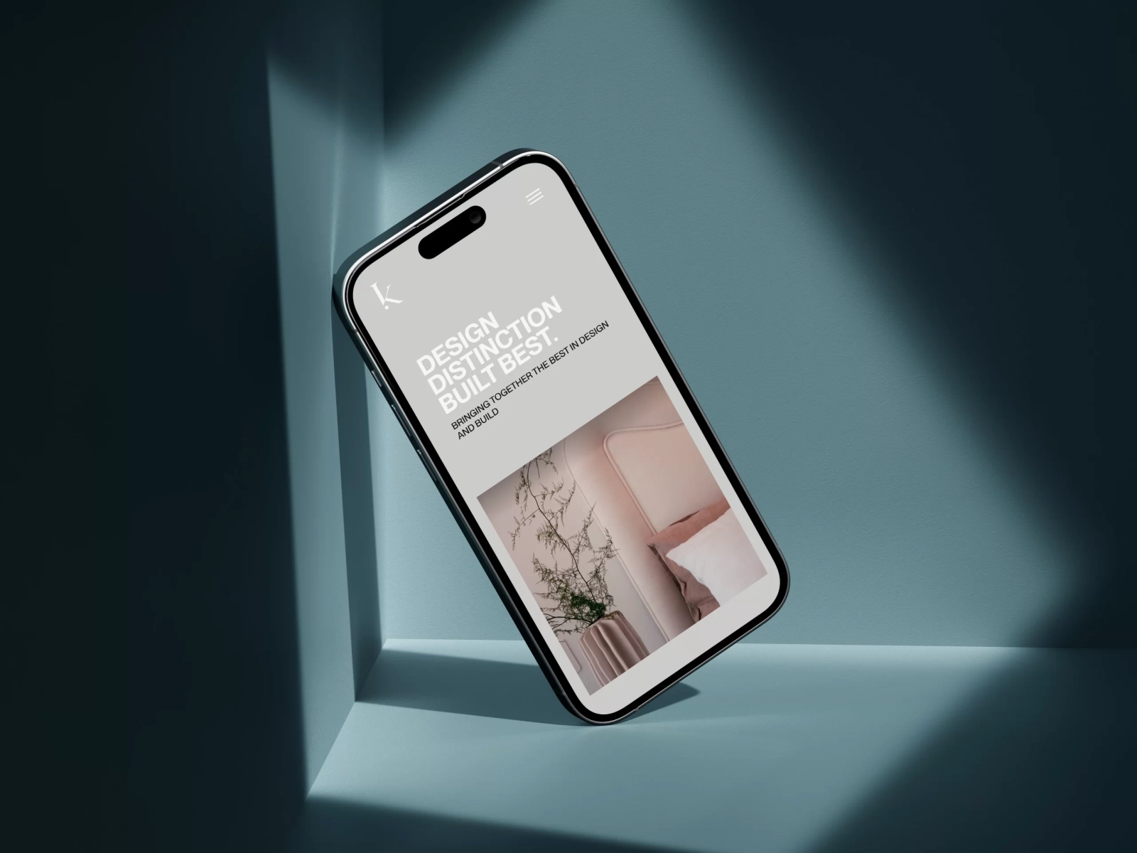 Refined digital interface for a design-led business